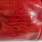 Bath & Body Works Red Leather Duffle Bag Photo 5