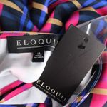 Eloquii New Size 14 Plaid Printed Flare Sleeve Easy Shift Dress Long Sleeves Photo 3