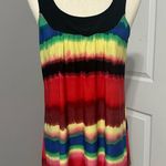 Promise Rainbow Striped Tank Top Red Size L Photo 0