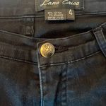 Lana Erica Vintage Black Embroidered Denim Size 4 Photo 3