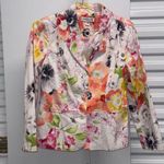 Coldwater Creek  Floral Blazer Women's Size PS Multi-color Photo 0