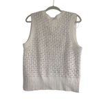 Lucky Brand ✨ Crochet Geo Sweater Sz Medium Tank✨ Photo 7