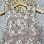 Gimmicks by BKE  Floral Mesh Lace Tank Top Cream Valentine Cottagecore Size XS Photo 7