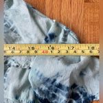 Free People  Beaded Ruffle Tie Dye Racerback Shirt Photo 7