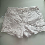 American Eagle  Outfitters White Jean Shorts Photo 2