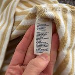 Rebecca Minkoff Tan and White Striped Puff Long Sleeve Photo 2