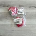 Anthropologie Hanky Panky Lace Bra & Lace Thong SET Red Motif M/All NWT IN PKG Photo 4