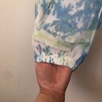 Romwe NEW NWT  Tie Dye Pull On Pants Green Blue White High Waisted Joggers Small Photo 9