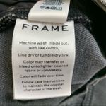 frame denim Frame Le Mini Distressed Denim Skirt Gray/Black Size 25 Photo 8