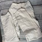Burberry Skerton Front Pleat Cotton Drill High Waist Trouser's Pants Flawed 2 Photo 3