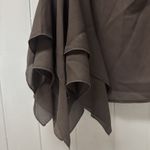 Jeffrey Halper Zebra Black Ruffle Front and Sleeves Shirt Women's Sz M Castecore Size M Photo 3