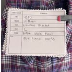 LL Bean Womens Shacket‎ Large Fur Lined Warm Soft Comfy Purple Relaxed Grunge Photo 9