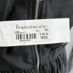 Francesca's  Harper Black Strapless Floral Print Dress Size Medium New Photo 7