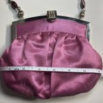 Pink Silk Bead Clutch Purple Photo 5