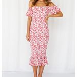 Hello Molly  Blessings Midi Dress in Pink Photo 2