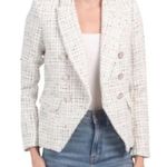 NWT tweed boucle blazer White Photo 0