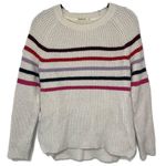 Marine layer Women's Delaney Raglan Sweater Knitted Rainbow Pullover Size S Photo 6