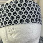 Free People NEW Nam Josh x  headband with attached scarf geometric blue white Photo 3