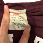 French Pastry  maroon long sleeve cropped graphic shirt size xl Photo 4