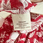 Alix Of Bohemia Tuesday Midi Dress Red Ruby Floral Cotton Size XS Photo 8