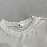 BP Cream Ribbed Knit Dress Size XS Crew Neck Short Sleeve Soft Rayon Blend Photo 7