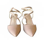 INC Women's Nude Patent Leather Strappy Heels Pink Size 7 Photo 0