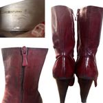 Max Studio RARE Y2K VINTAGE BURGUNDY RED BOOTS BY  SZ. 6 Photo 4