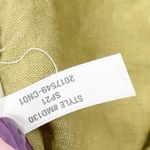 Madewell Linen-Blend Button Henley Slouch Shirt Olive Green MD130 Womens Size XS Photo 7