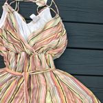 Altar'd State Striped Romper Dress Photo 1