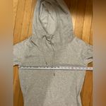 Athleta  Solitude Gray Cowl Hoodie Dress Photo 8
