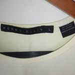 Perry Ellis  Pastel Yellow Cotton Stretch Top L Photo 4