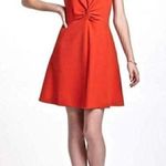 Anthropologie Anthro. Leifsdottir- Twist Front Red Dress - 4 Photo 1