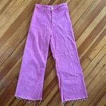ZARA Marine Straight Jean in Hot Pink Size 4 Photo 2