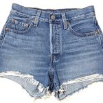 Levi’s Women’s 501 Button Fly Denim Jean High Waisted Festival Coachella Shorts Trendy Photo 0