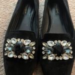 Dolce & Gabbana Suede Crystal Flats Photo 2