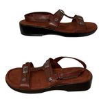 Minnetonka Prescott Leather Sandals Size 7 Dark Brown Casual Comfort Sandal Photo 0