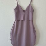 Missguided Lilac Strappy Plunge Bodycon Dress Photo 6