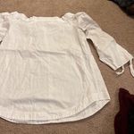 Free People small off the shoulder blouse white Photo 2