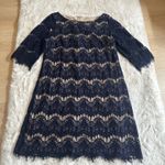 Jessica Howard  Mini Lace‎ Sheath Dress 3/4 Sleeve Sz Petite 12 Christmas Dress Photo 0