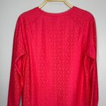 Coolibar Long Sleeve Top Size Large Pink UPF 50+ Sun Protection Swim Cover Photo 6