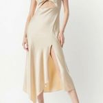 Alice + Olivia Harmony Asymmetric Twist Midi Dress Photo 10