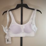 Jockey Sport White Bra Wicking Cotton Small Photo 11
