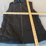 Banana Republic Puffer Vest Womens Medium Black Polyester Full zip Pockets Photo 8