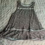 Brown Floral Peplum Tank Size L Photo 0