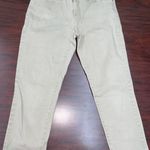 Levi's Khaki Cropped Mid Rise Skinny Jeans Size 30 Photo 0