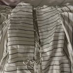 Hunter Bell  Self Tie Back Closure Hudson Off White Multi Cotton Blend Size x small  Photo 3