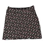 Free People NWT!  IRL Floral Mini Skirt in Black Combo - Size 12 Photo 3