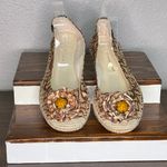 Etienne Aigner Tan and Cream Ballet Espadrille Flat Size 7 Photo 5