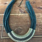 Multi Strand Seed Bead and Metal Necklace Photo 3