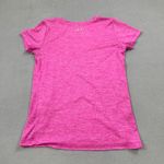 Under Armour  Shirt Pink Womens XS Heatgear Loose Fit Tee Top Short Sleeve Logo Photo 1